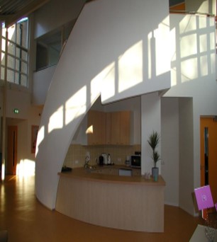 Unique pantry under the staircase